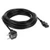 Akyga AK-PC-08C maitinimo laidas CEE 7/7 – IEC C13 10 m juodas