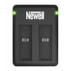Newell SDC-USB dviejų kanalų baterijų kroviklis, skirtas Insta360 CINSBAJA akumuliatoriams, tinka Insta360 Ace / Ace Pro