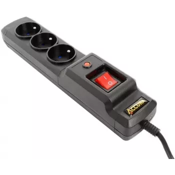 Accura Premium Sagitta 3 Outlets 3.0m Surge Protected Power Strip