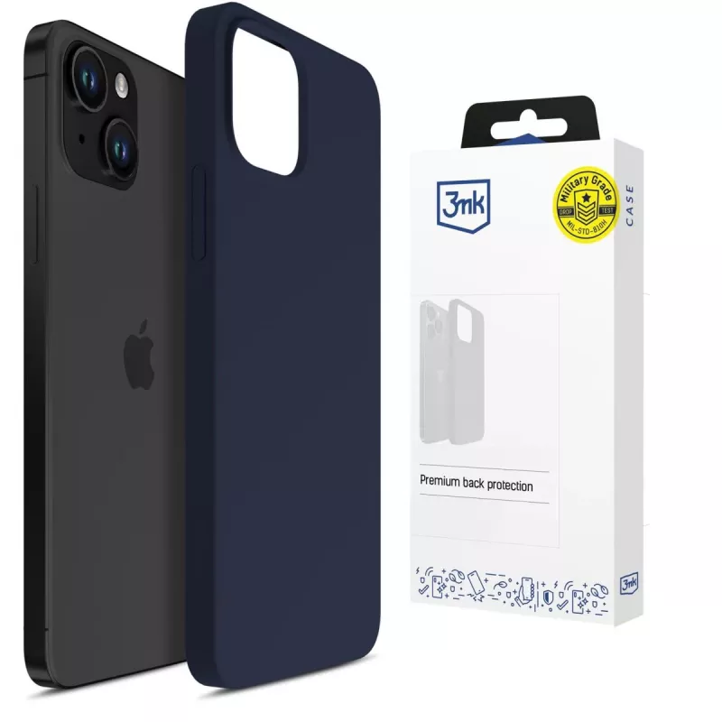 3MK PROTECTION Apple iPhone 15 Plus – 3mk Hardy Mellow Case Dark Blue