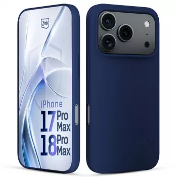 3MK PROTECTION Apple iPhone 17 Pro Max Hardy Mellow Case Dark Blue