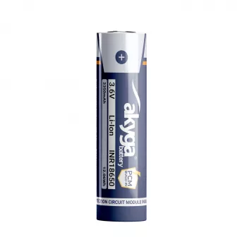 Akyga AKY2462 INR18650-33.5M-PCM Li-Ion 3.6V / 3350mAh akumuliatorius su apsauga