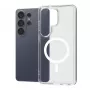 Crong Hybrid Clear Magnetic Case su MagSafe, skaidrus, Samsung Galaxy S26 Ultra
