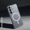 Crong Hybrid Clear Magnetic Case su MagSafe, skaidrus, Samsung Galaxy S26 Ultra