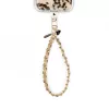 Crong Phone Charm - Beige Twist Braided Nylon Lanyard