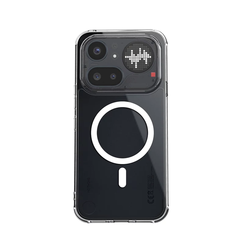 Crong Hybrid Clear Magnetic Case MagSafe, skaidrus, skirta Nothing Phone 4a Pro