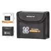 SUNNYLIFE Protective Case for 2x DJI Avata Batteries - EVA Hard Shell, Black