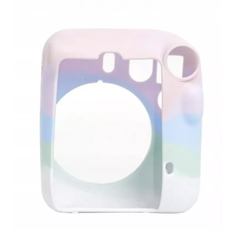 LOVEINSTANT Silikoninis dėklas, skirtas Fujifilm Instax Mini 12 – pastelinės spalvos