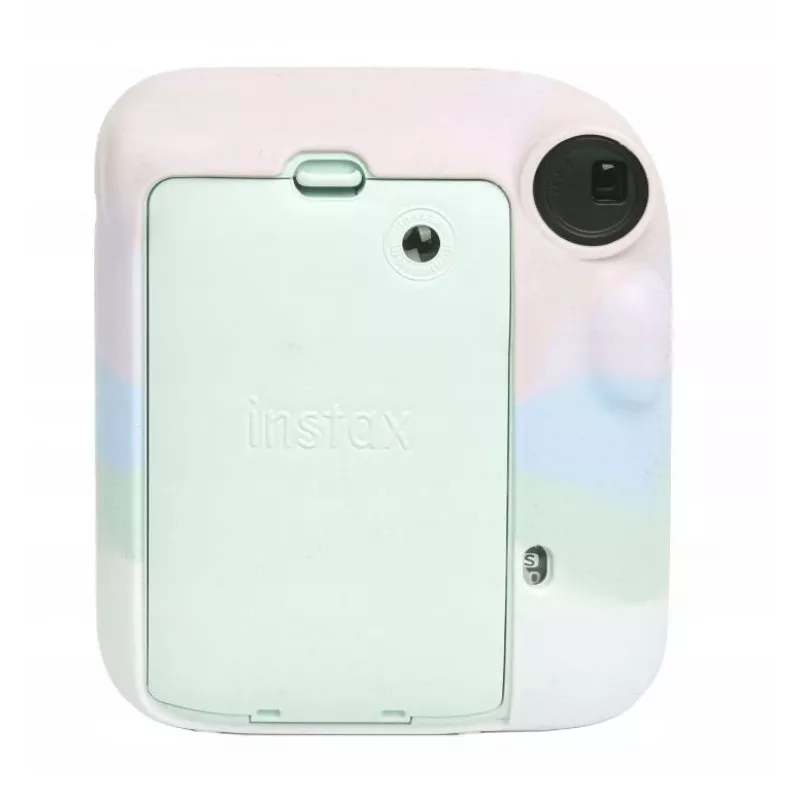 LOVEINSTANT Silikoninis dėklas, skirtas Fujifilm Instax Mini 12 – pastelinės spalvos