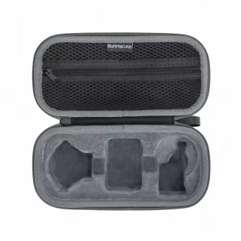 SUNNYLIFE Protective Carrying Case for Insta360 Go 3, Black, Nylon, EVA, Shockproof, Dustproof, Splash-resistant, with Hand Strap