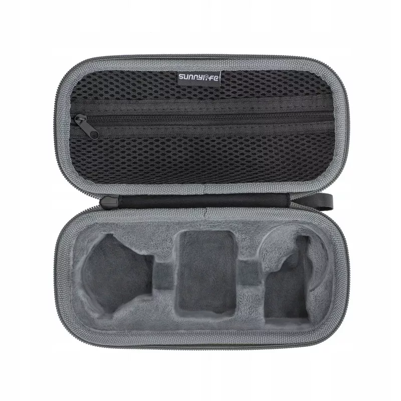 SUNNYLIFE Protective Carrying Case for Insta360 Go 3, Black, Nylon, EVA, Shockproof, Dustproof, Splash-resistant, with Hand Strap