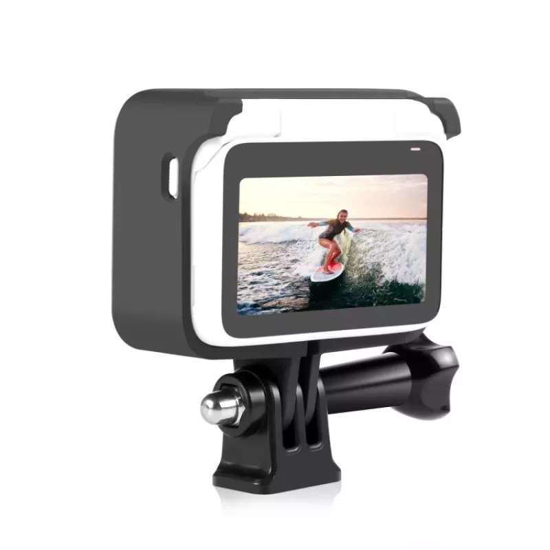 PULUZ Rėmelio laikiklis su apsauginiu korpusu ir trikojo adapteriu, skirtas Insta360 GO 3 (PU881B)