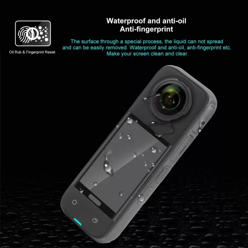 PULUZ Grūdinto stiklo ekrano apsauga 9H, skirta Insta360 X4 / X5