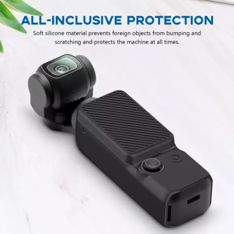 PULUZ Silicone Protective Case for DJI Osmo Pocket 3 - Black