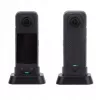 SUNNYLIFE Mini Tripod Stand for Insta360 X4 Action Camera - Black, Foldable Tabletop Tripod with 1/4 inch-20 Screw, Anti-Slip Rubber Feet, Compact and Portable