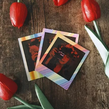 LOVEINSTANT 12 vienetų lipdukų rėmelių rinkinys, skirtas Fuji Instax Square SQ1, SQ6, SQ20, SQ40, SQ10