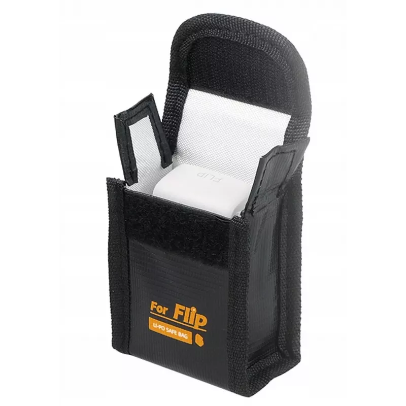 SUNNYLIFE Fireproof LiPo Battery Safe Bag for DJI Flip Drone - 1 Battery Capacity