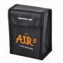 SUNNYLIFE Fireproof LiPo Battery Safe Bag, skirta DJI Air 3 / 3S – talpina 2 baterijas, juoda