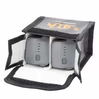 SUNNYLIFE Ugniai atsparus dėklas 2 DJI Air 3 / 3S baterijoms