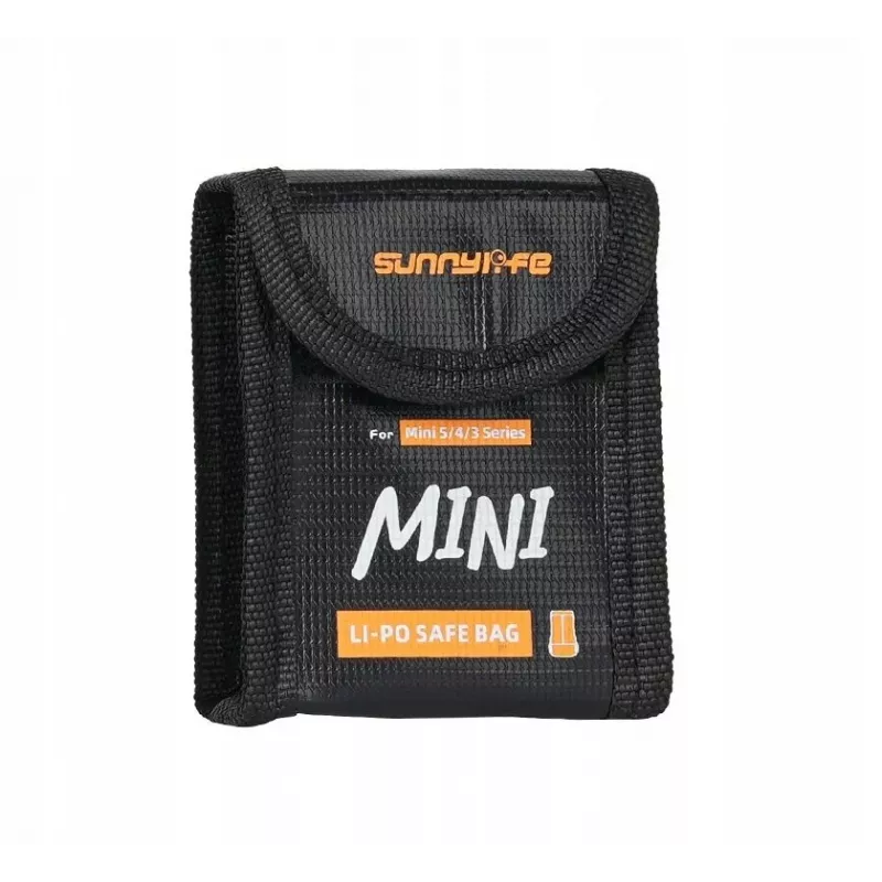 SUNNYLIFE Fireproof Battery Safety Bag, skirta DJI Mini 5/4/3 Pro/3, Lito 1, Lito X1 – 1 akumuliatoriui