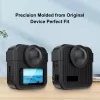 PULUZ 3-in-1 Kit Protective Case, Lens Cap, Hand Strap for GoPro Max 2 - Black