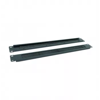 RACKTEL RL-ZASZP 1U Brush Cable Entry Panel for 19 inch Rack, Black