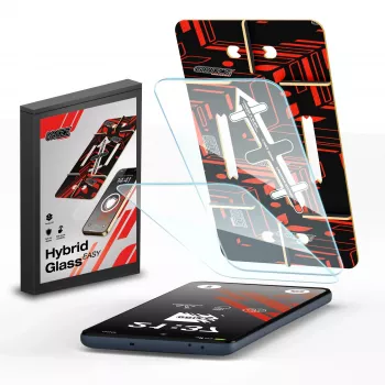 GrizzGlass HybridGlass Easy Screen Protector, skirta HMD Pulse Pro [2 vnt. pakuotė]