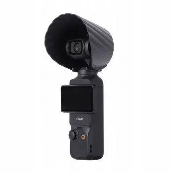 SUNNYLIFE Lens Sun Hood, skirta DJI Osmo Pocket 3 – juoda