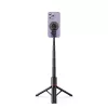 Tech-Protect L06S Selfie Stick Tripod su LED šviesa ir Bluetooth nuotolinio valdymo pulteliu, juoda