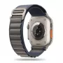 TECH-PROTECT Nylon Pro Apple Watch Strap, Series 6/7/8/9/10/SE/Ultra 1/2 (44/45/46/49 mm), Navy/Grey