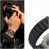TECH-PROTECT Nylon Pro Apple Watch Strap, Series 6/7/8/9/10/SE/Ultra 1/2 (44/45/46/49 mm), Navy/Grey