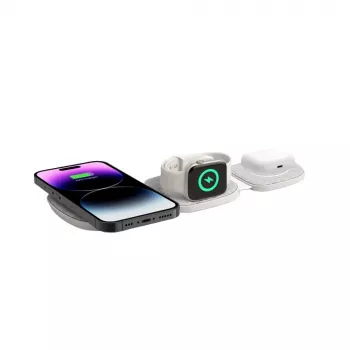 Tech-Protect QI15W-A32 3IN1 „MagSafe“ belaidžio įkrovimo stovas pilka