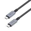 TECH-PROTECT ULTRABOOST MAX USB 4.0 8K 40Gbps Type-C Cable PD240W 100cm Grey