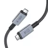 TECH-PROTECT ULTRABOOST MAX USB 4.0 8K 40Gbps Type-C Cable PD240W 200cm Grey