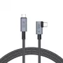 TECH-PROTECT ULTRABOOST MAX “L” USB 4.0 8K 40Gbps USB-C laidas PD 240W 150cm pilka