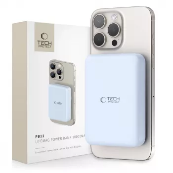 TECH-PROTECT PB11 LIFEMAG MagSafe Power Bank 10000mAh Blue