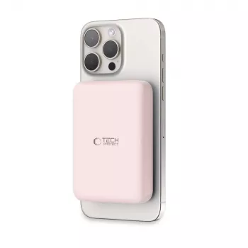 TECH-PROTECT PB11 LIFEMAG MagSafe Power Bank 10000mAh Rožinė