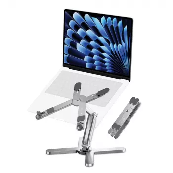 TECH-PROTECT ULS200 Universal Laptop Stand sidabrinis