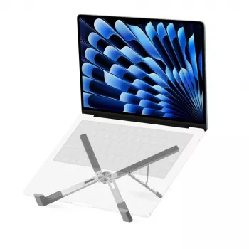 TECH-PROTECT ULS300 Universal Laptop Stand sidabrinis