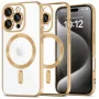 Tech-Protect MagFlex iPhone 16 Pro dėklas (auksinis)