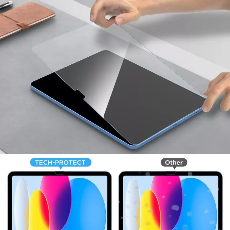 Tech-Protect Glass Fit+ Grūdinto stiklo apsauga Samsung Galaxy Tab S7/S8/S9 11.0 / S9 FE/S10 FE 10.9 – Skaidri (2 vnt.)