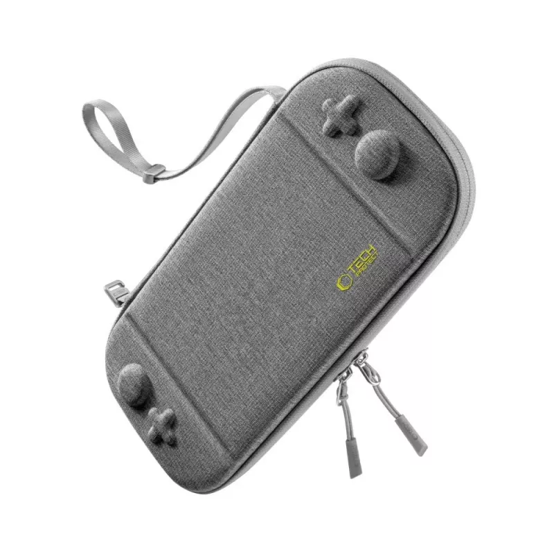 TECH-PROTECT Slim Pouch, tamsiai pilka, skirta „Nintendo Switch 2“