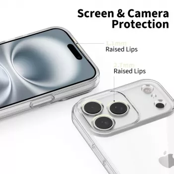 Tech-Protect Flexair iPhone 17 Pro Max skaidrus dangtelis