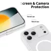 Tech-Protect MagSlim MagSafe dėklas, skirtas iPhone 17 Pro Max, matinė balta