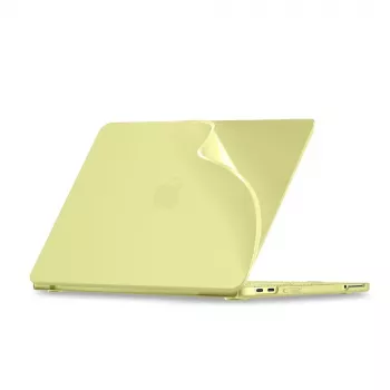 Tech-Protect Sofsthell MacBook Neo 13 2026 Matte Citrus Hardshell Case