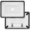 Tech-Protect Kevlar Pro MacBook Neo 13 2026 Matte Black/Clear Protective Laptop Case