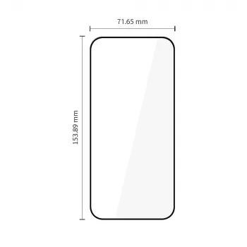 Tech-Protect Glass Fit+ ekrano apsauga, 2 vienetų rinkinys, skirta Xiaomi 17T, juoda