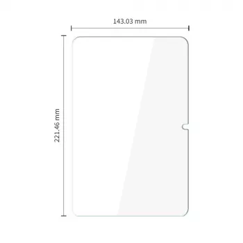 TECH-PROTECT Glass Fit+ Grūdinto stiklo apsauginis ekrano stiklas, skirtas „Xiaomi Redmi Pad 2 9.7“ – 2 vnt. pakuotė, skaidrus