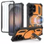 TECH-PROTECT MAGBLAST MAGSAFE + GLASS 2-PACK GALAXY S26 ULTRA JUODA/ORANŽINĖ