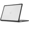 Tech-Protect Velar Hard Shell Case, skirta MacBook Air 15 M2-M5 2023-2026, juoda/matinė skaidri